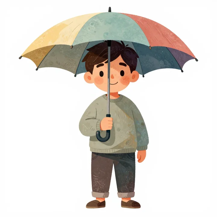 The Umbrella at the Station